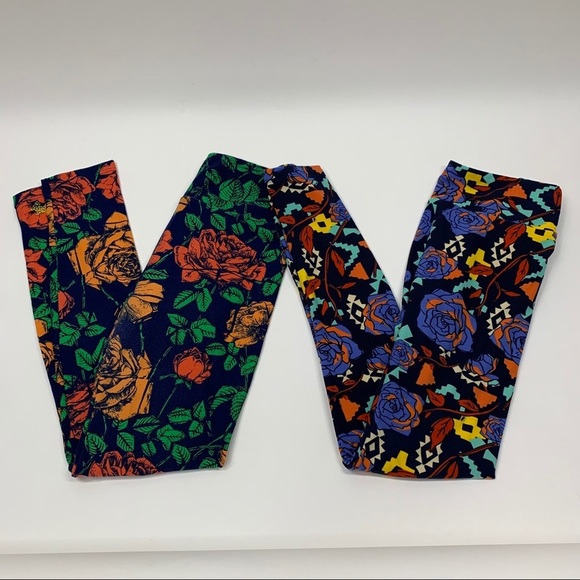 LuLaRoe Pants - Lularoe 2 pairs leggings one size
